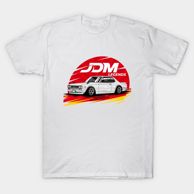 JDM Legends_Hakosuka T-Shirt by Tjhtt Autoarts